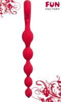 Bendybeads - red anal beads, Fun Factory